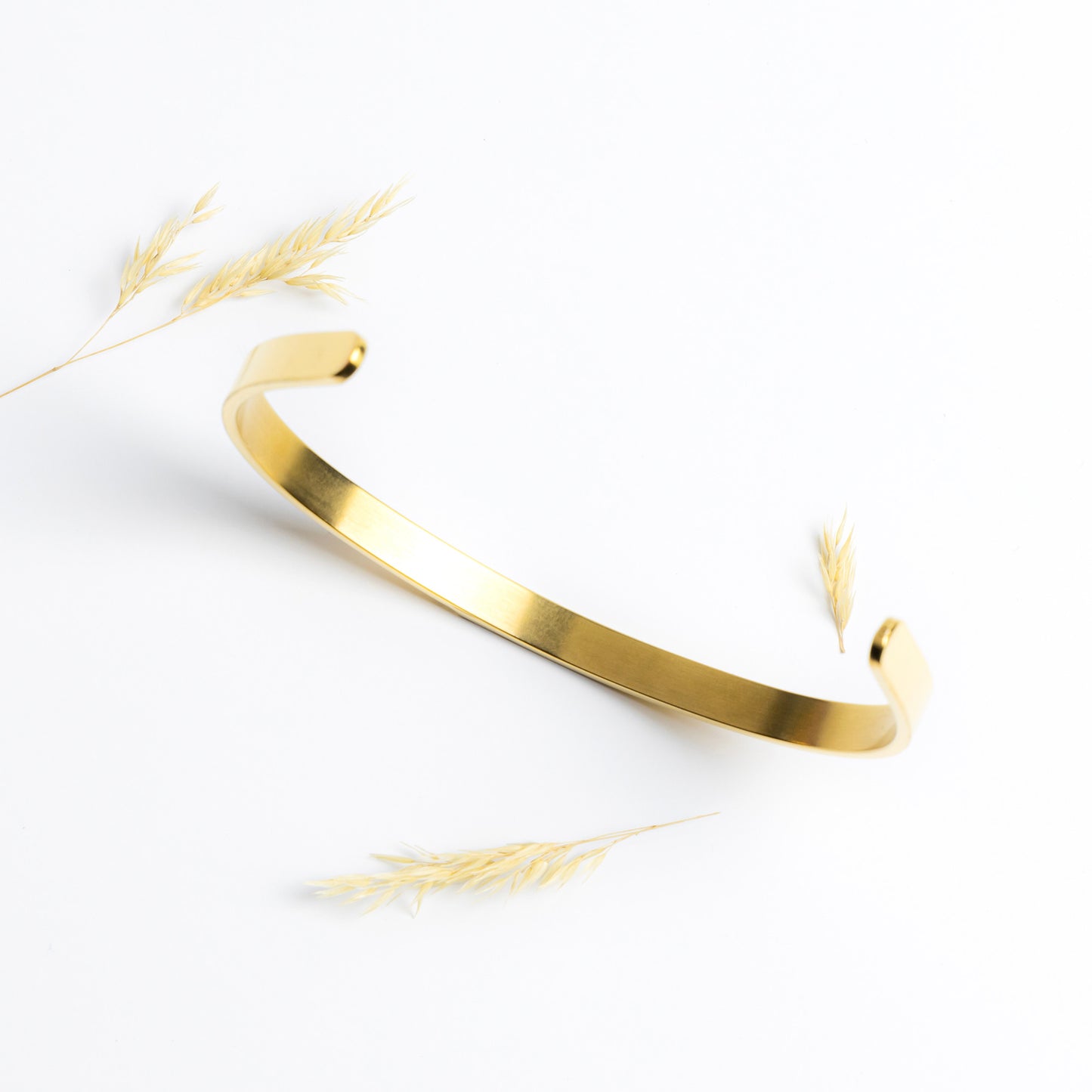 Plant Grow Bloom Cuff Bracelet, Gold, Rose Gold and Silver